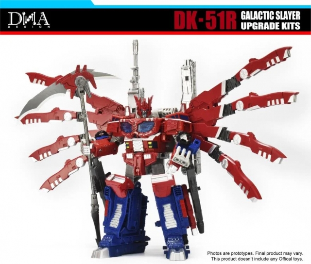 DK-51R Upgrade Kit for Transformers Leader Class WFC-S40 Optimus Prime | Dna Design | Upgrade Kit
