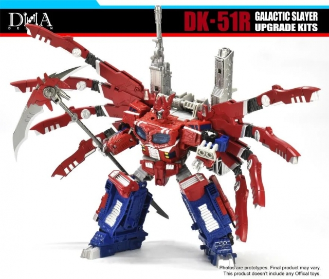 DK-51R Upgrade Kit for Transformers Leader Class WFC-S40 Optimus Prime | Dna Design | Upgrade Kit