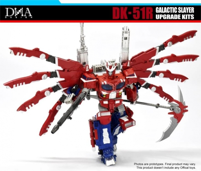 DK-51R Upgrade Kit for Transformers Leader Class WFC-S40 Optimus Prime | Dna Design | Upgrade Kit