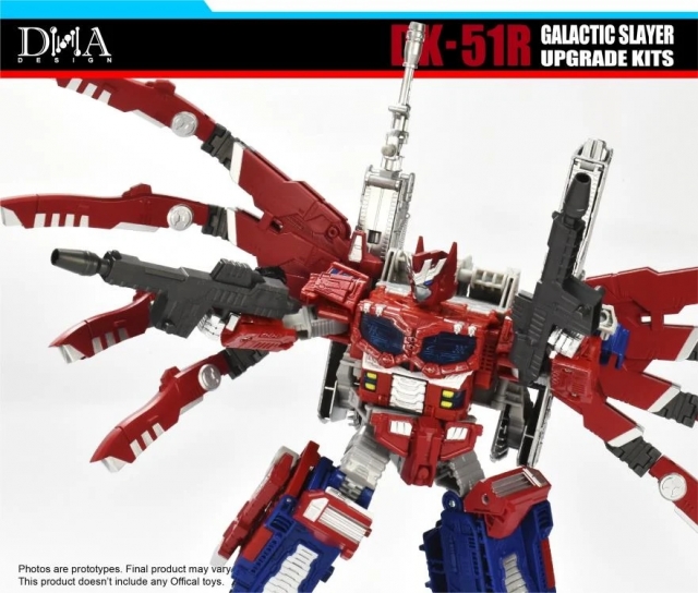 DK-51R Upgrade Kit for Transformers Leader Class WFC-S40 Optimus Prime | Dna Design | Upgrade Kit