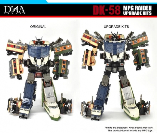 DK-58 Upgrade Kit for Transformers MPG Raiden Combiner | Dna Design | Upgrade Kit