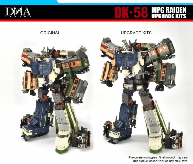 DK-58 Upgrade Kit for Transformers MPG Raiden Combiner | Dna Design | Upgrade Kit