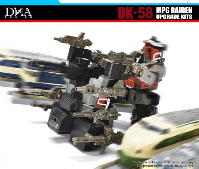 DK-58 Upgrade Kit for Transformers MPG Raiden Combiner | Dna Design | Upgrade Kit