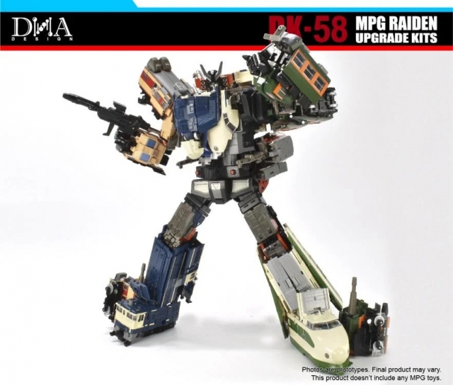 DK-58 Upgrade Kit for Transformers MPG Raiden Combiner | Dna Design | Upgrade Kit