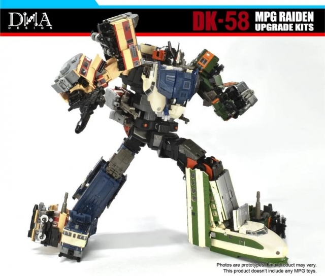 DK-58 Upgrade Kit for Transformers MPG Raiden Combiner | Dna Design | Upgrade Kit