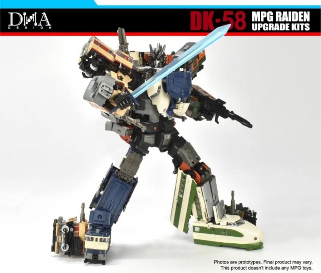 DK-58 Upgrade Kit for Transformers MPG Raiden Combiner | Dna Design | Upgrade Kit