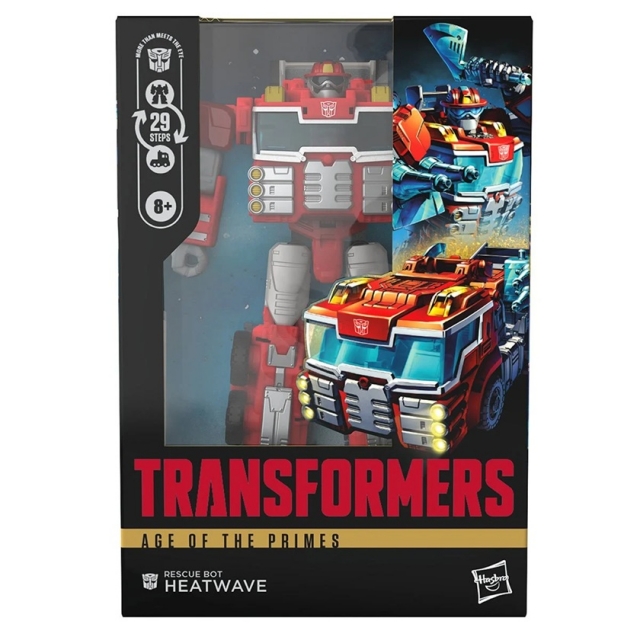 Rescue Bot Heatwave Voyager Class | Transformers: Age of the Primes | Hasbro, Takara Tomy