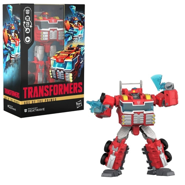 Rescue Bot Heatwave Voyager Class | Transformers: Age of the Primes | Hasbro, Takara Tomy