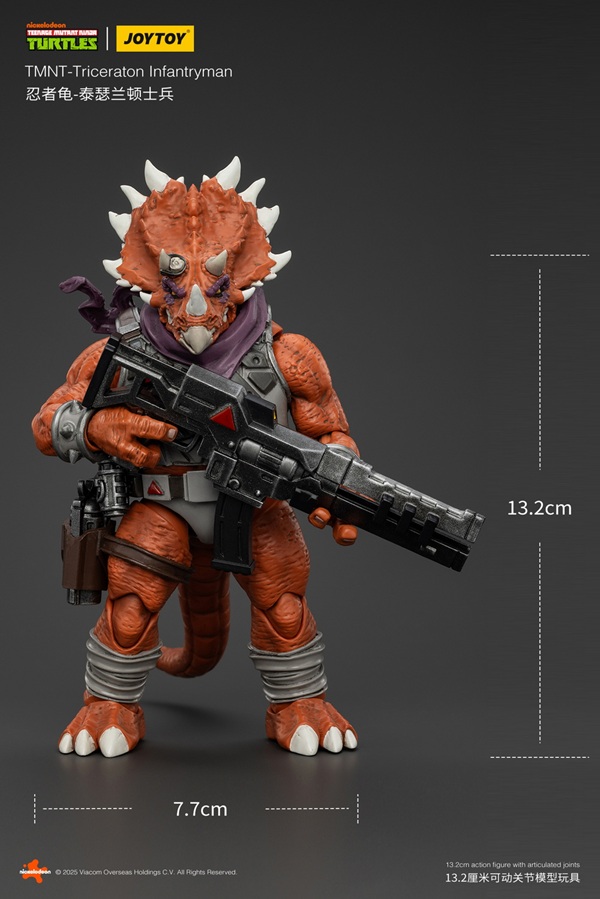 Triceraton Infantryman 1/18 Scale | Teenage Mutant Ninja Turtles | Joy Toy