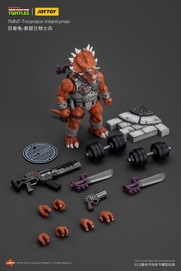 Triceraton Infantryman 1/18 Scale | Teenage Mutant Ninja Turtles | Joy Toy