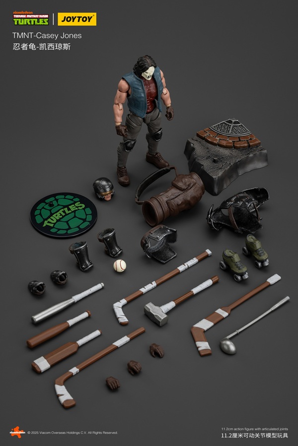 Casey Jones 1/18 Scale | Teenage Mutant Ninja Turtles | Joy Toy