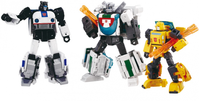 Cybertron Chase Set of 3 Premium Finish | Transformers Dramatic Capture