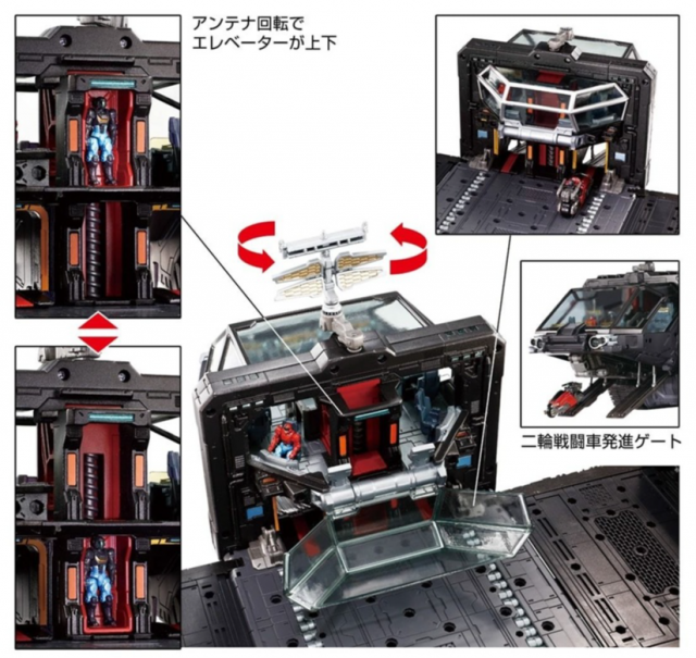 TM-33 Tactical Mover Mobile Fort Panzer (Tactical Grander) | Diaclone Reboot