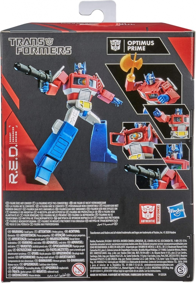 OPTIMUS 6-Inch Scale | R.E.D. [Robot Enhanced Design] | Transformers Generations