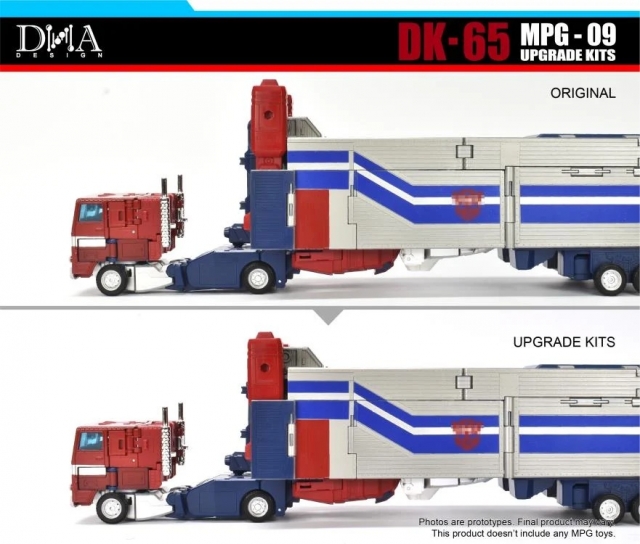 DK-65 Upgrade Kit for Transformers Masterpiece G MPG-09 Super Ginrai | Dna Design | Upgrade Kit