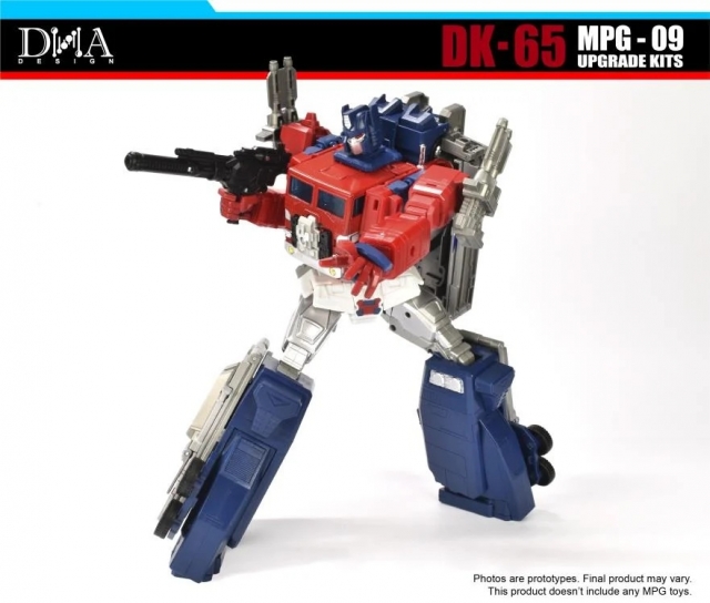 DK-65 Upgrade Kit for Transformers Masterpiece G MPG-09 Super Ginrai | Dna Design | Upgrade Kit