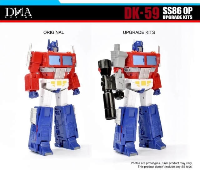 DK-59 Upgrade Kit for Transformers Studio Series 86-31 Optimus Prime | Dna Design | Upgrade Kit