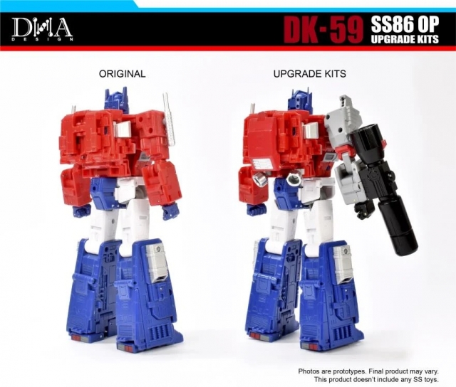 DK-59 Upgrade Kit for Transformers Studio Series 86-31 Optimus Prime | Dna Design | Upgrade Kit