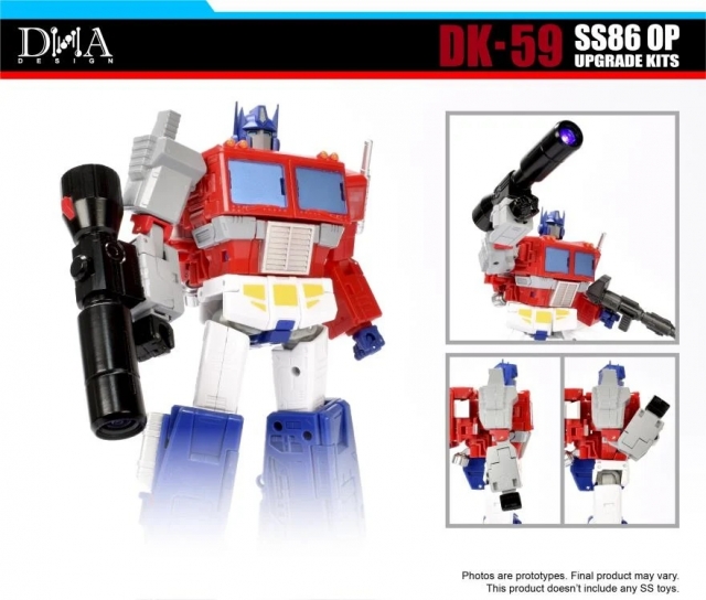 DK-59 Upgrade Kit for Transformers Studio Series 86-31 Optimus Prime | Dna Design | Upgrade Kit
