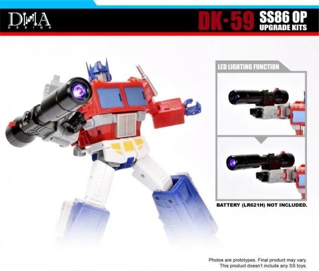 DK-59 Upgrade Kit for Transformers Studio Series 86-31 Optimus Prime | Dna Design | Upgrade Kit