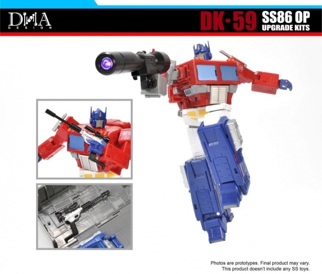 DK-59 Upgrade Kit for Transformers Studio Series 86-31 Optimus Prime | Dna Design | Upgrade Kit