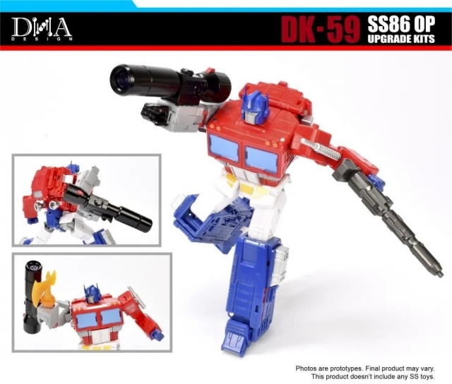 DK-59 Upgrade Kit for Transformers Studio Series 86-31 Optimus Prime | Dna Design | Upgrade Kit