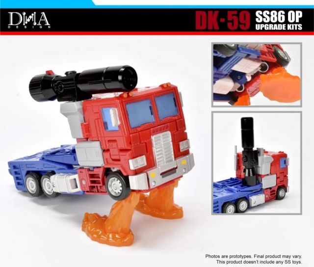 DK-59 Upgrade Kit for Transformers Studio Series 86-31 Optimus Prime | Dna Design | Upgrade Kit