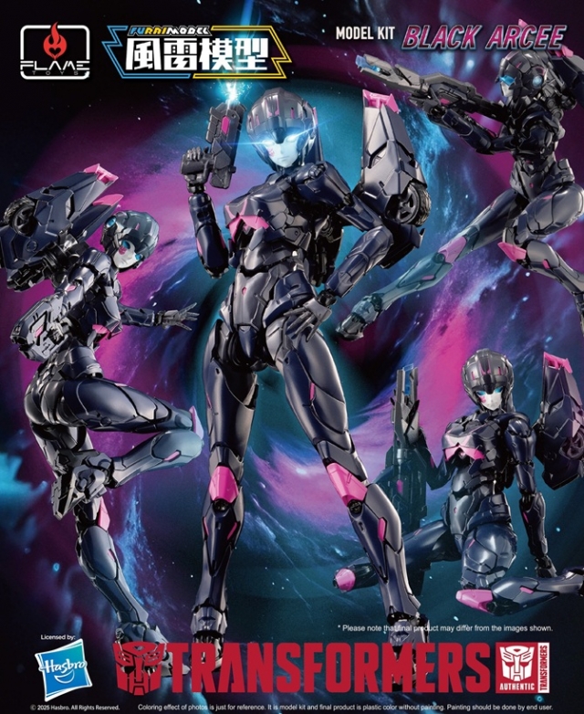 39 Black Arcee | Transformers Furai Model | Flame Toys