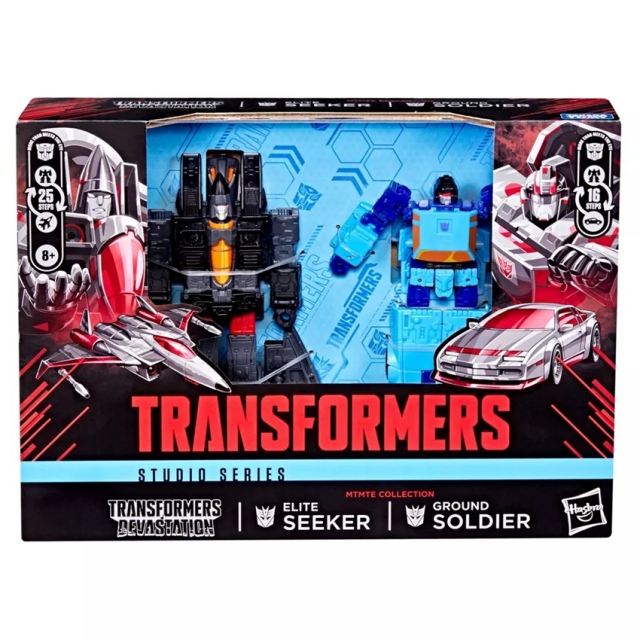 Elite Seeker and Ground Soldier Set of 2 MTMTE Collection | Transformers Studio Series | Transformers: Devastation