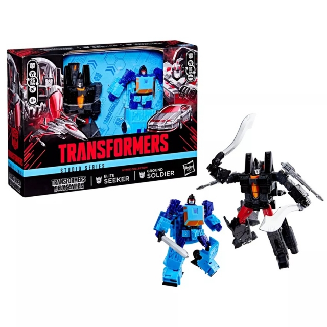 Elite Seeker and Ground Soldier Set of 2 MTMTE Collection | Transformers Studio Series | Transformers: Devastation