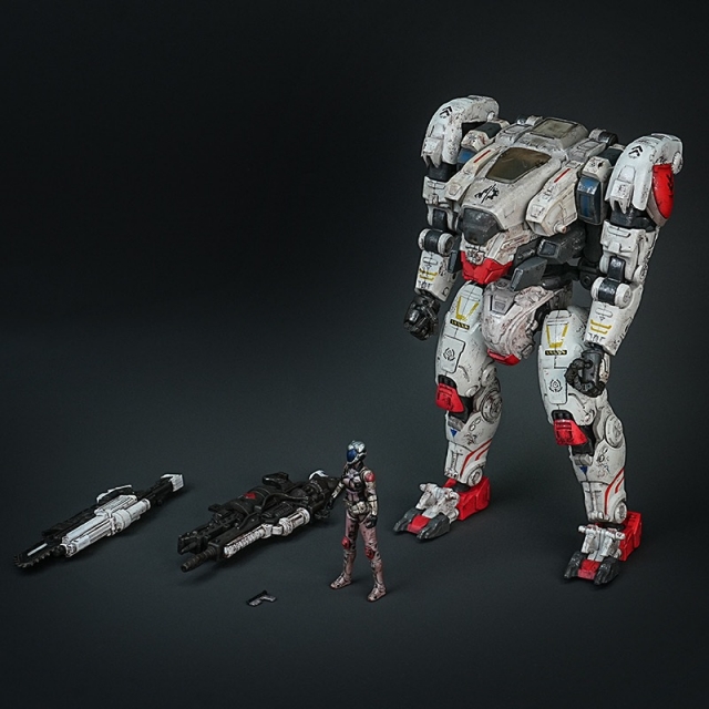DX-06 Luna Cyberius EXO-Valcrian 1/18 Scale | Mecha Project | Fresh Retro