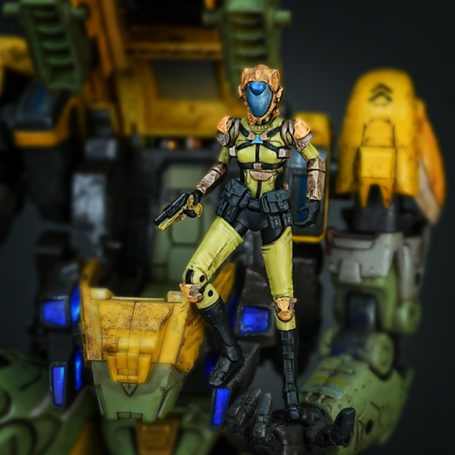 DX-07 Aria Bladeheart EXO-Valcrian 1/18 Scale | Mecha Project | Fresh Retro