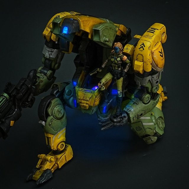 DX-07 Aria Bladeheart EXO-Valcrian 1/18 Scale | Mecha Project | Fresh Retro