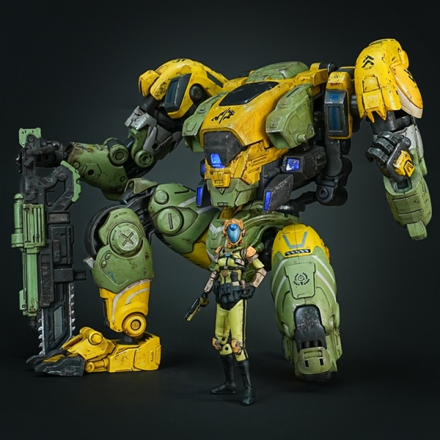 DX-07 Aria Bladeheart EXO-Valcrian 1/18 Scale | Mecha Project | Fresh Retro