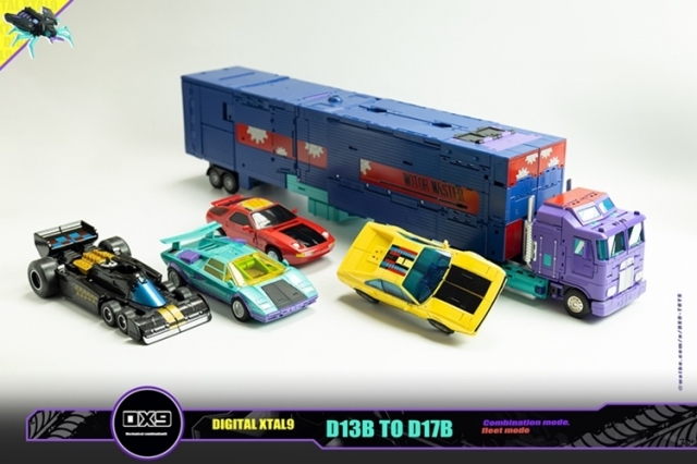 Attila Combiner Set of 5 G2 Color Version | DX9 Toys Attila Combiner