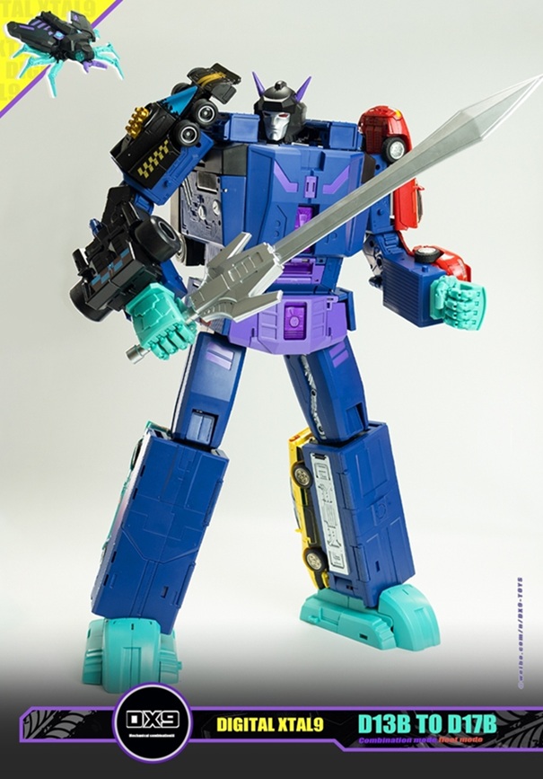Attila Combiner Set of 5 G2 Color Version | DX9 Toys Attila Combiner