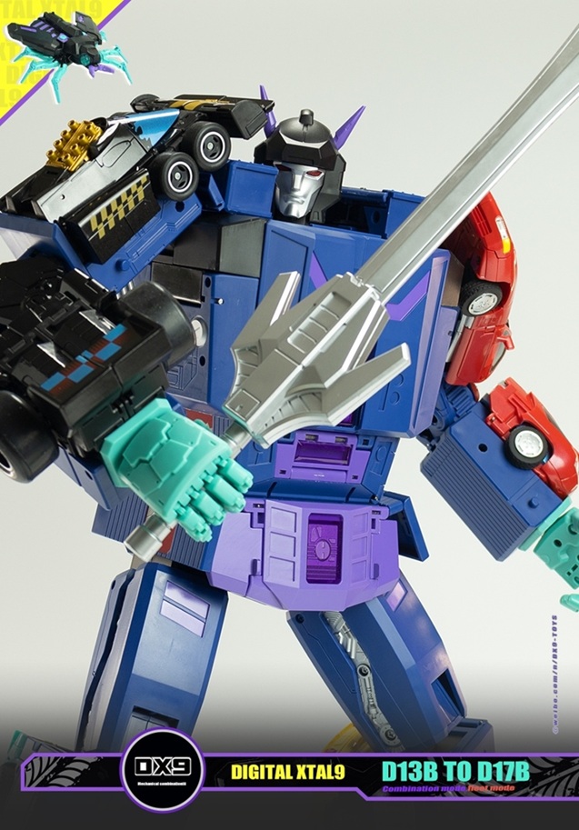 Attila Combiner Set of 5 G2 Color Version | DX9 Toys Attila Combiner