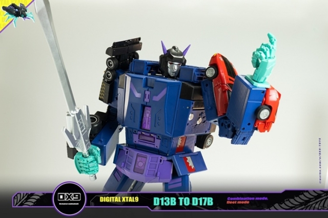 Attila Combiner Set of 5 G2 Color Version | DX9 Toys Attila Combiner