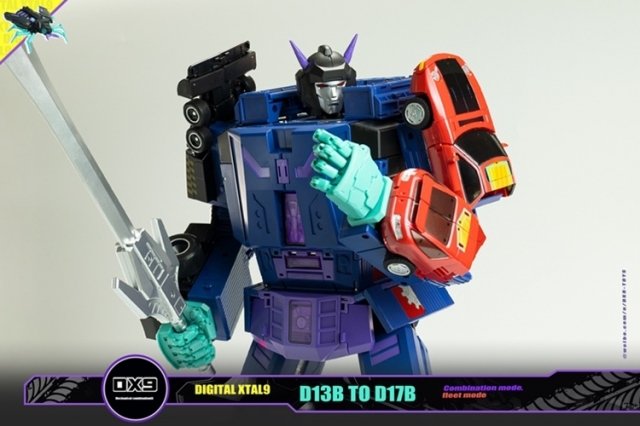 Attila Combiner Set of 5 G2 Color Version | DX9 Toys Attila Combiner