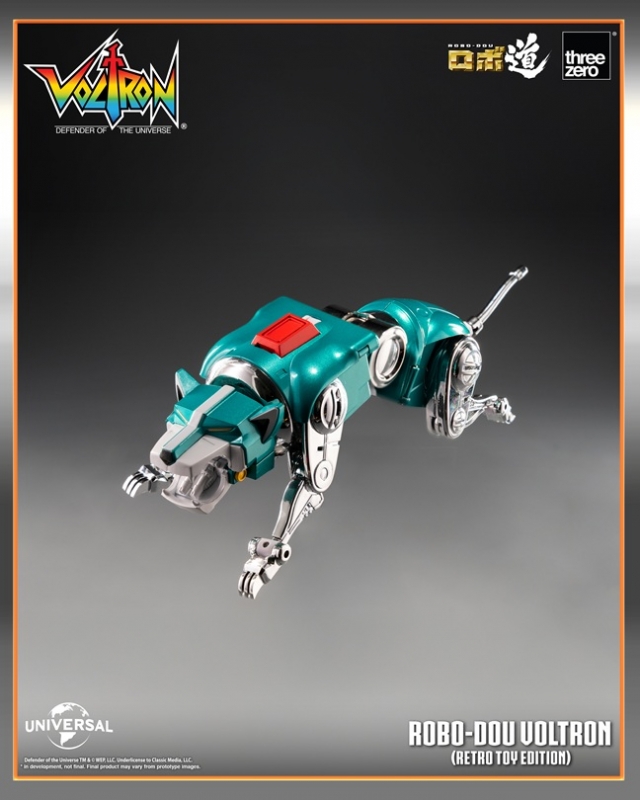Voltron Retro Toy Edition ROBO-DOU Collectible Figure | Voltron: Defender Of The Universe | threezero