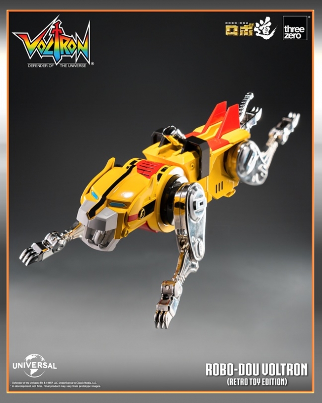 Voltron Retro Toy Edition ROBO-DOU Collectible Figure | Voltron: Defender Of The Universe | threezero