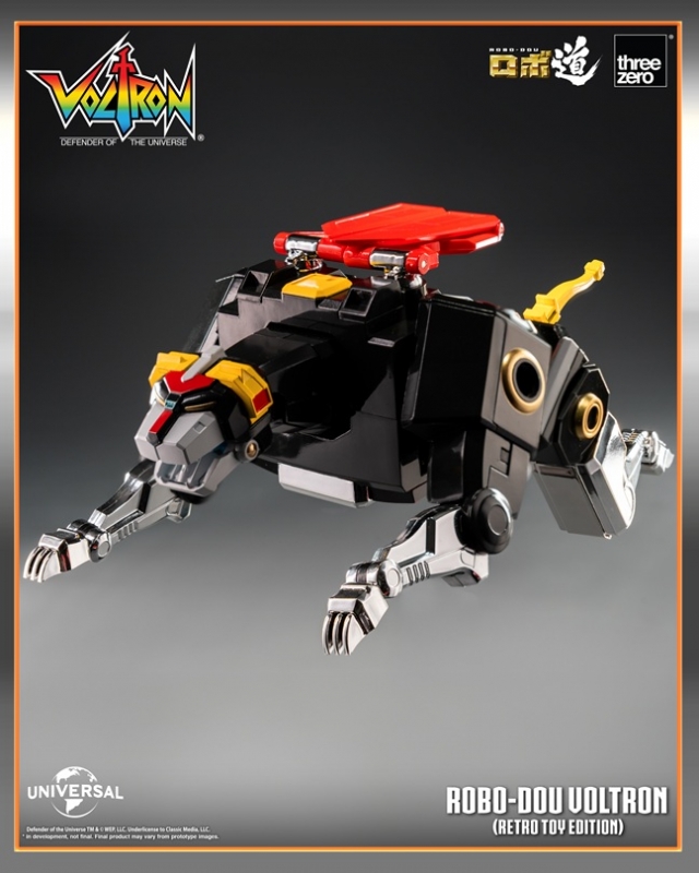 Voltron Retro Toy Edition ROBO-DOU Collectible Figure | Voltron: Defender Of The Universe | threezero