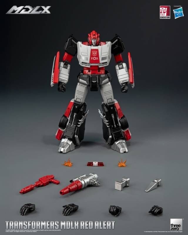 Red Alert MDLX Scale Collectible Figure | Transformers | Threezero