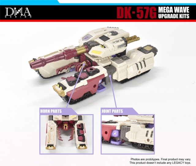 DK-57G Upgrade Kit for Transformers: Legacy United Leader Armada Universe Galvatron | Dna Design | Upgrade Kit