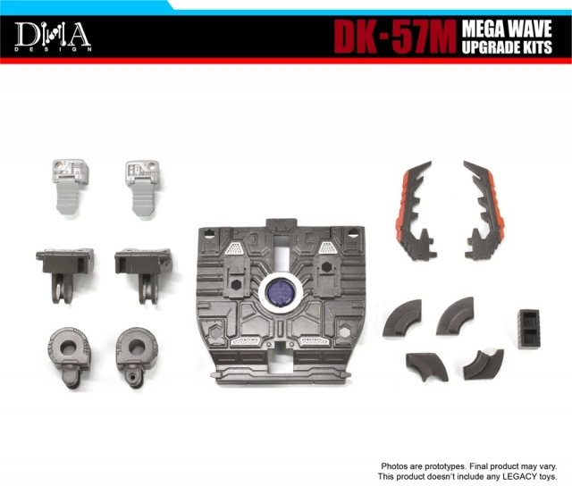 DK-57M Upgrade Kit for Transformers: Legacy United Titan Armada Universe Tidal Wave and Leader Armada Universe Galvatron | Dna Design | Upgrade Kit