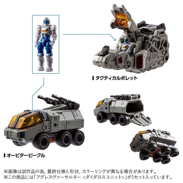 TM-36 Tactical Mover Aggress Versaulter (Diatalos Unit) | Diaclone Reboot