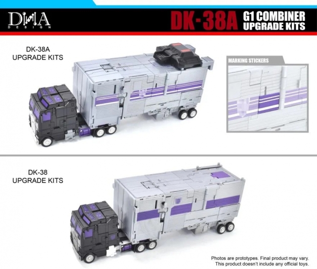 DK-38A Upgrade Kit for Transformers Legacy Motormaster and Menasor | Dna Design | Upgrade Kit