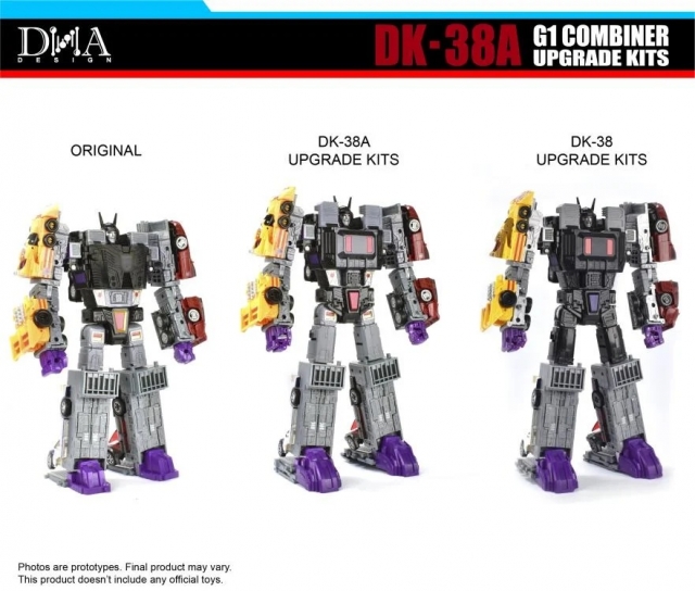 DK-38A Upgrade Kit for Transformers Legacy Motormaster and Menasor | Dna Design | Upgrade Kit