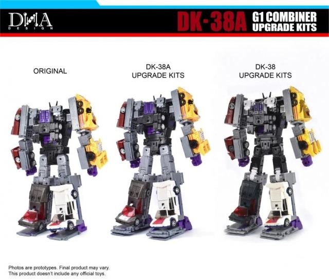 DK-38A Upgrade Kit for Transformers Legacy Motormaster and Menasor | Dna Design | Upgrade Kit