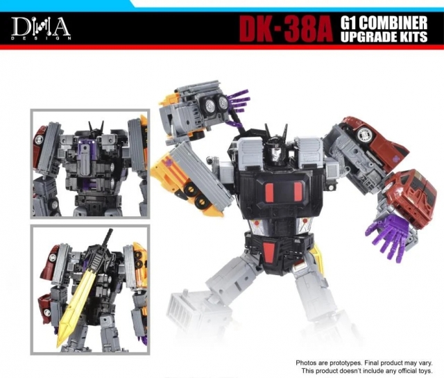DK-38A Upgrade Kit for Transformers Legacy Motormaster and Menasor | Dna Design | Upgrade Kit